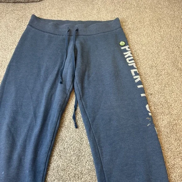 vtg y2k Victorias Secret Pink Sweatpants Womens Small Property Of Pink 98 Peace - Picture 7 of 16